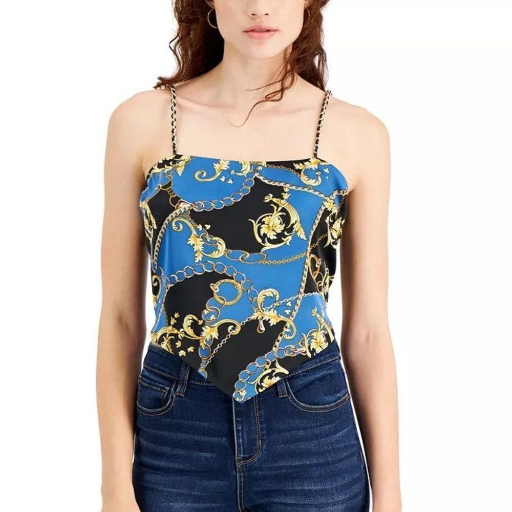 Just Polly Juniors' Tie Back Scarf Top